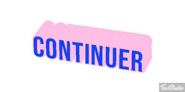 Continuer Text effect