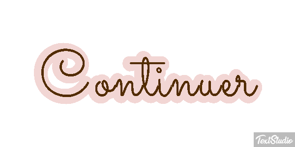 Continuer Text effect