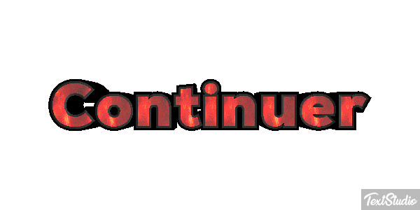 Continuer Text effect