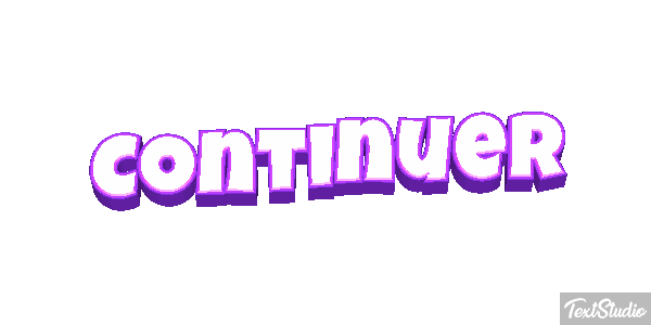 Continuer Text effect