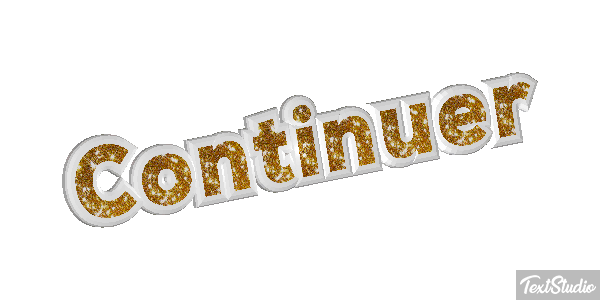 Continuer Text effect