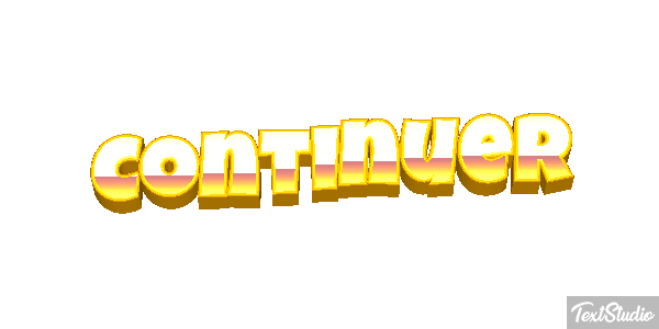 Continuer Text effect