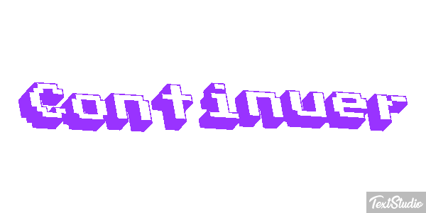 Continuer Text effect