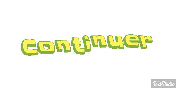 Continuer Text effect