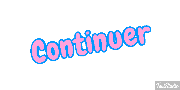 Continuer Text effect