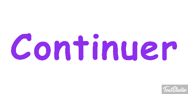 Continuer Text effect