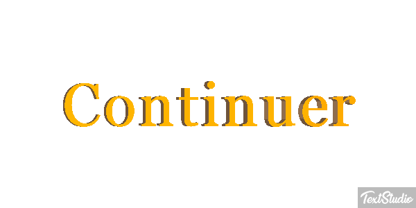 Continuer Text effect