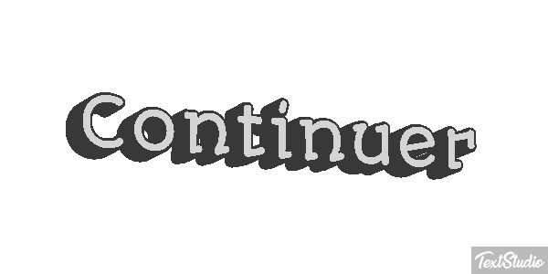 Continuer Text effect