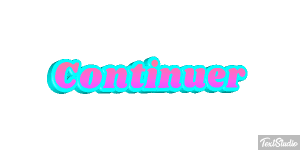 Continuer Text effect