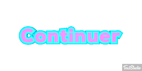 Continuer Text effect