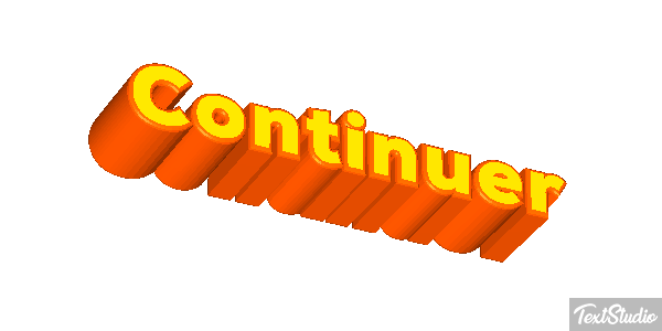 Continuer Text effect