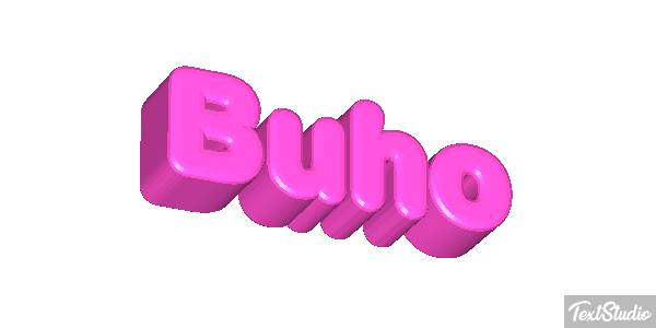 Búho Tekst effect