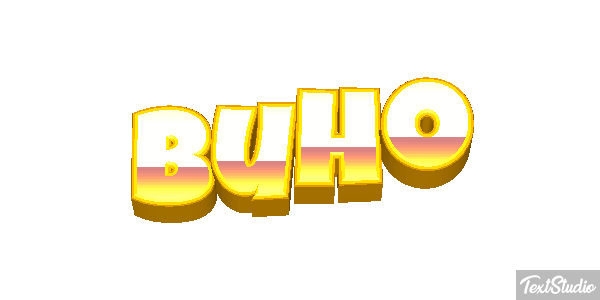 Búho Tekst effect