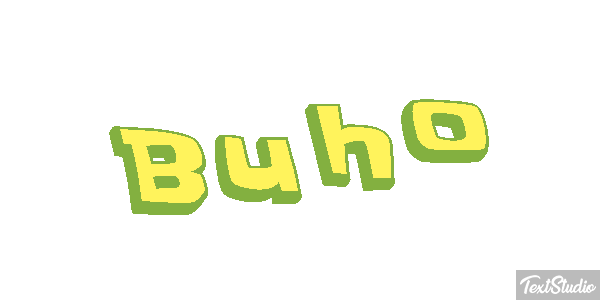Búho Tekst effect