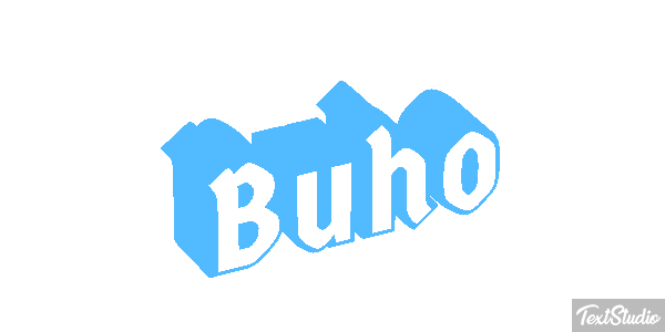 Búho Tekst effect
