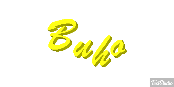 Búho Tekst effect