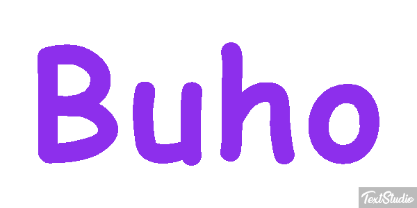 Búho Tekst effect