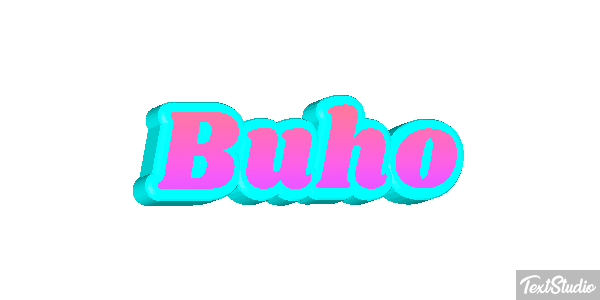 Búho Tekst effect