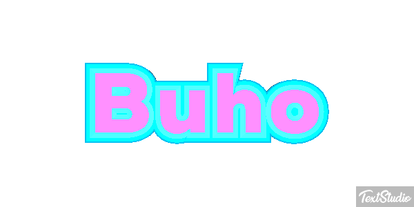 Búho Tekst effect