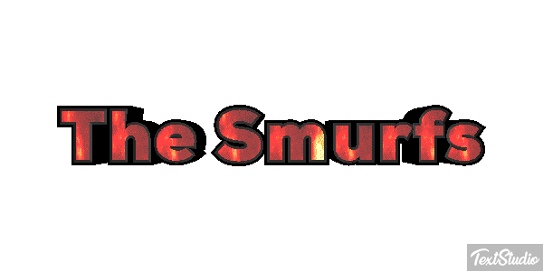 The Smurfs テキスト効果