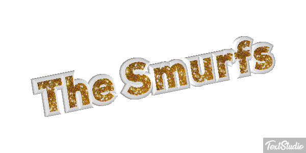 The Smurfs テキスト効果