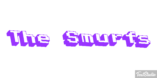 The Smurfs テキスト効果