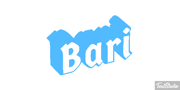 Bari Text effect