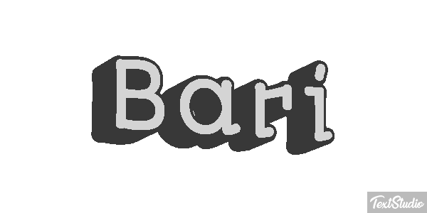 Bari Text effect