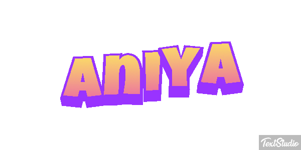 Aniya Text effect