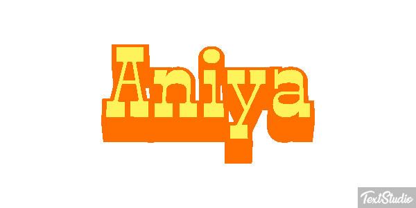 Aniya Text effect