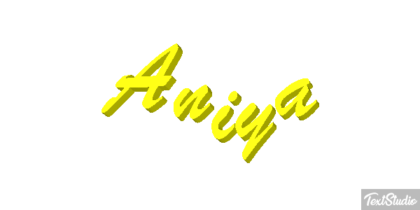 Aniya Text effect