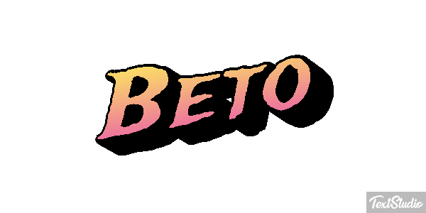 Beto Efeito do texto