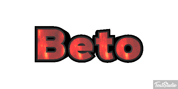 Beto Efeito do texto