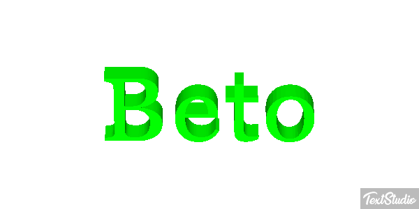 Beto Efeito do texto