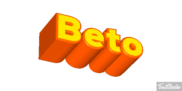 Beto Efeito do texto