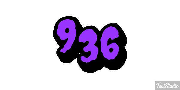 936 Efecto de texto