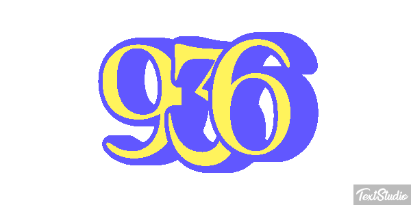936 Efecto de texto