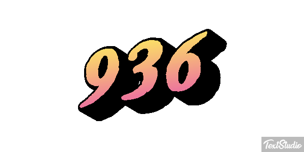 936 Efecto de texto
