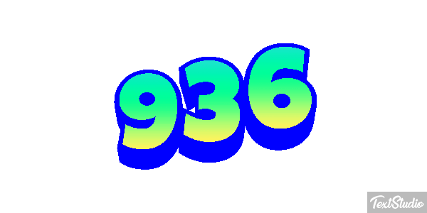 936 Efecto de texto