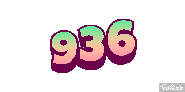 936 Efecto de texto