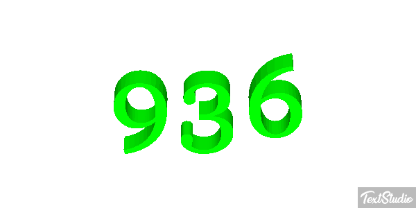 936 Efecto de texto