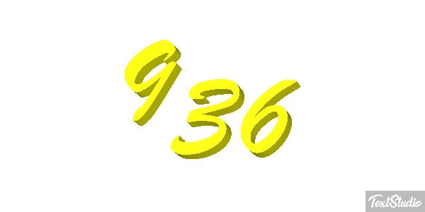 936 Efecto de texto