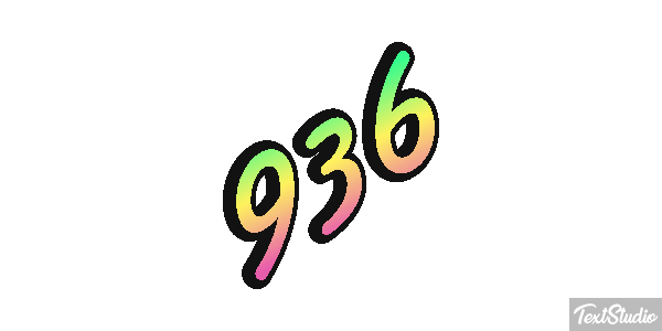 936 Efecto de texto