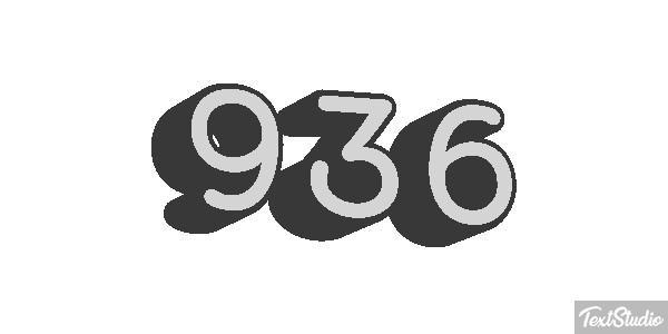 936 Efecto de texto