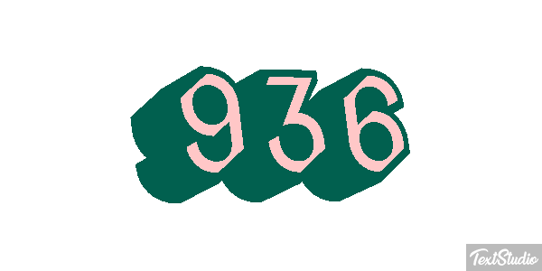 936 Efecto de texto