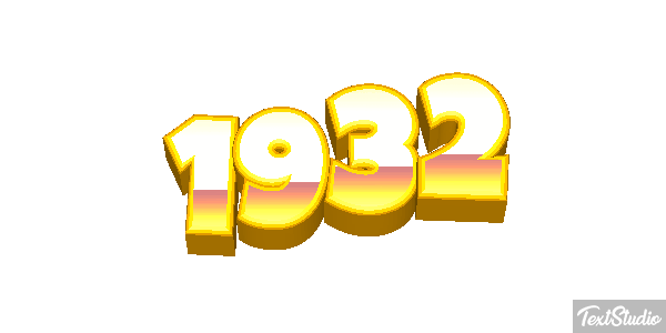 1932 Текстовый эффект