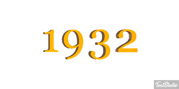 1932 Текстовый эффект