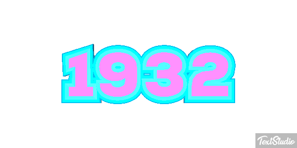 1932 Текстовый эффект