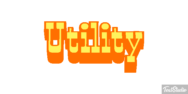 Utility Efekt tekstowy