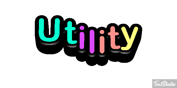Utility Efekt tekstowy
